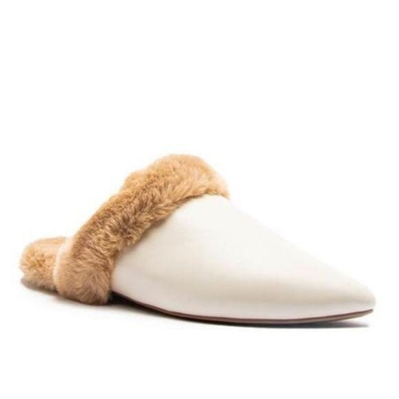 !! NEW !! Faux Fur Lined Mules in Black - Picture 5 of 5